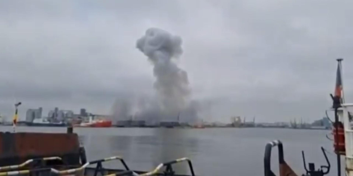 В румынском порту Констанца взорвался морской беспилотник