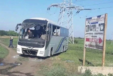 ВСУ ударили по пассажирскому автобусу Краснодар - Донецк в ДНР