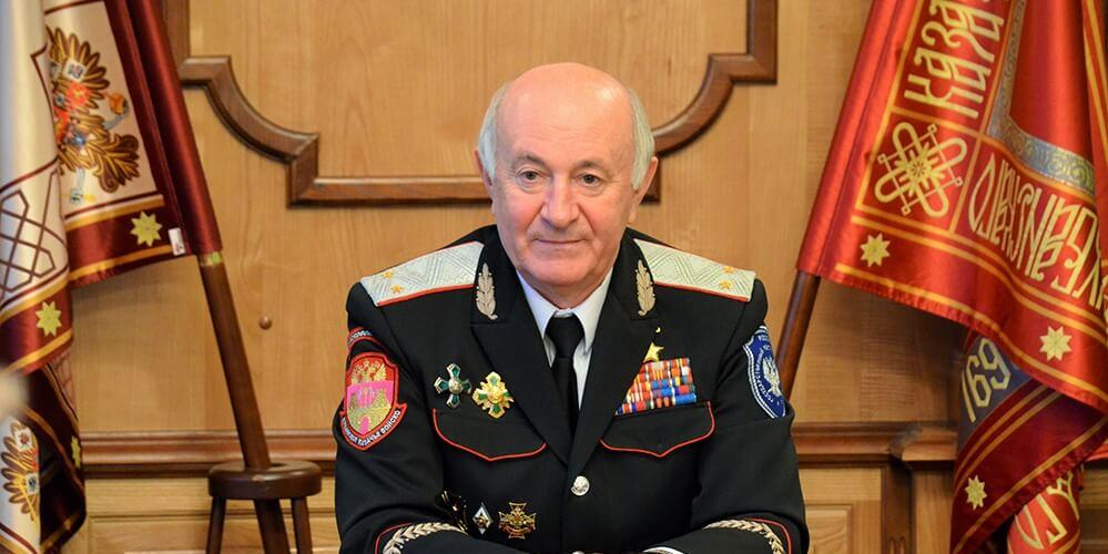 Атаман ВсКО Николай Долуда поздравил казаков с Днем защитника Отечества 