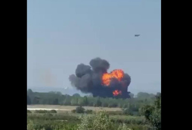 Истребитель F-16 разбился в Турции