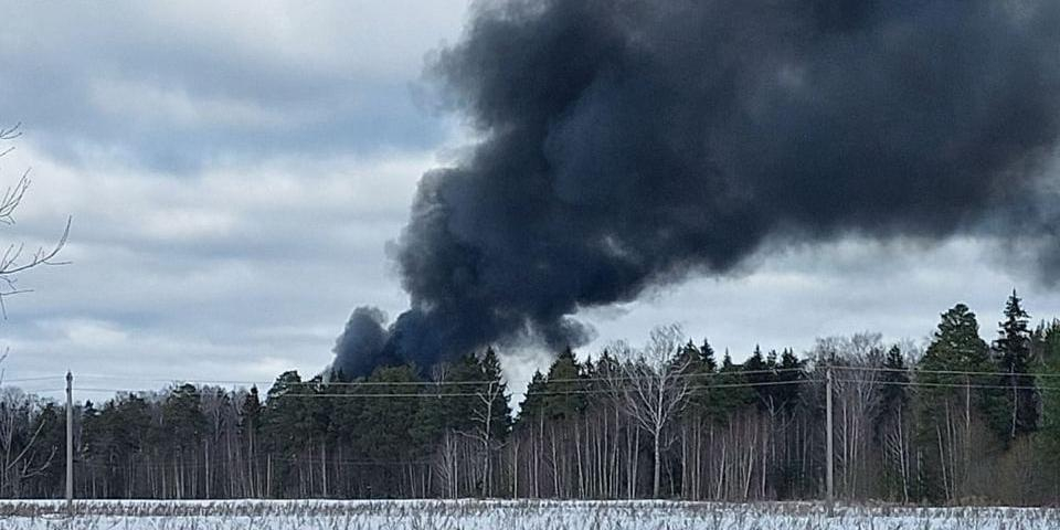 В Ивановской области потерпел крушение военно-транспортный самолет Ил-76