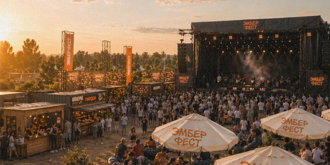 Музыкально‑гастрономический фестиваль "Эмбер фест" пройдёт в кинопарке "Москино"