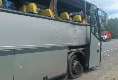 ВСУ атаковали автобус с детской командой из Белоруссии в Брянской области