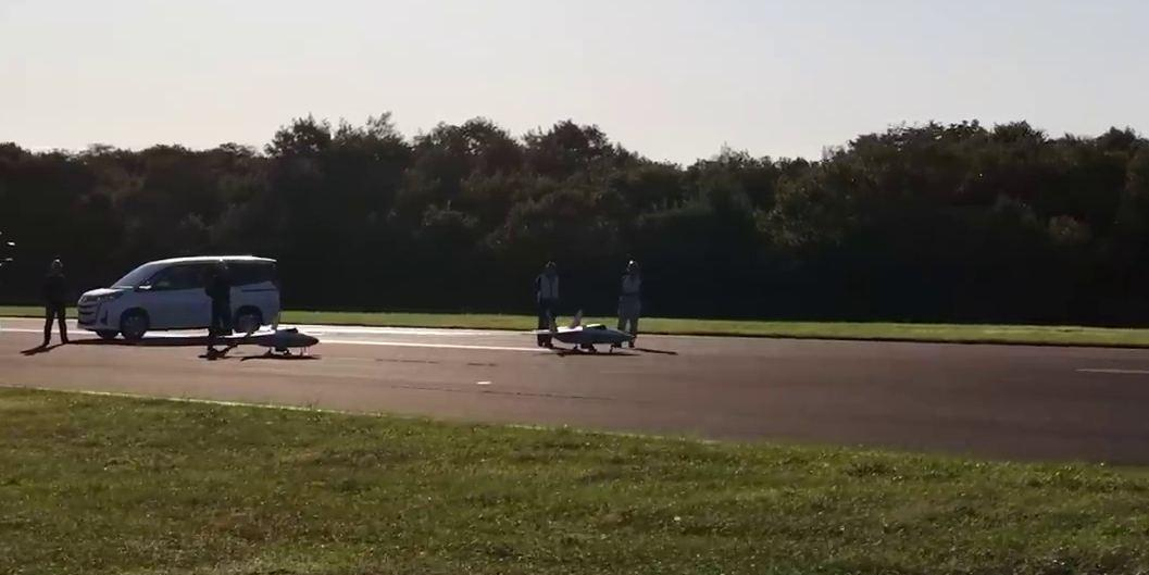 Японские военные испытали верные ведомые дроны Subaru и Mitsubishi