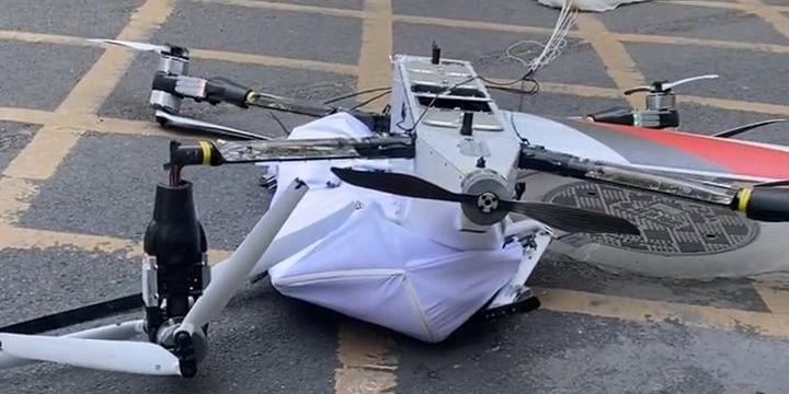 "Беспилот" показал видео с опасным крушением китайского дрона Fengyi