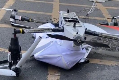 %22Беспилот%22 показал видео с опасным крушением китайского дрона Fengyi