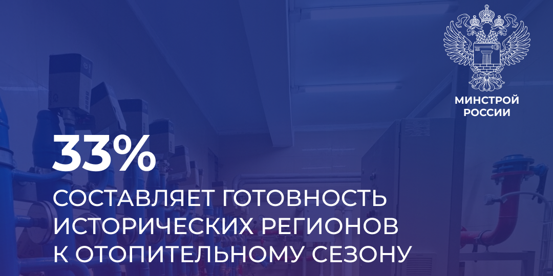 Готовность новых регионов к прохождению отопительного сезона превышает 33%