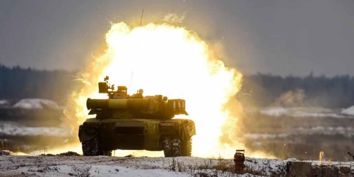 Появилось видео применения танка Т-14 "Армата" в зоне спецоперации