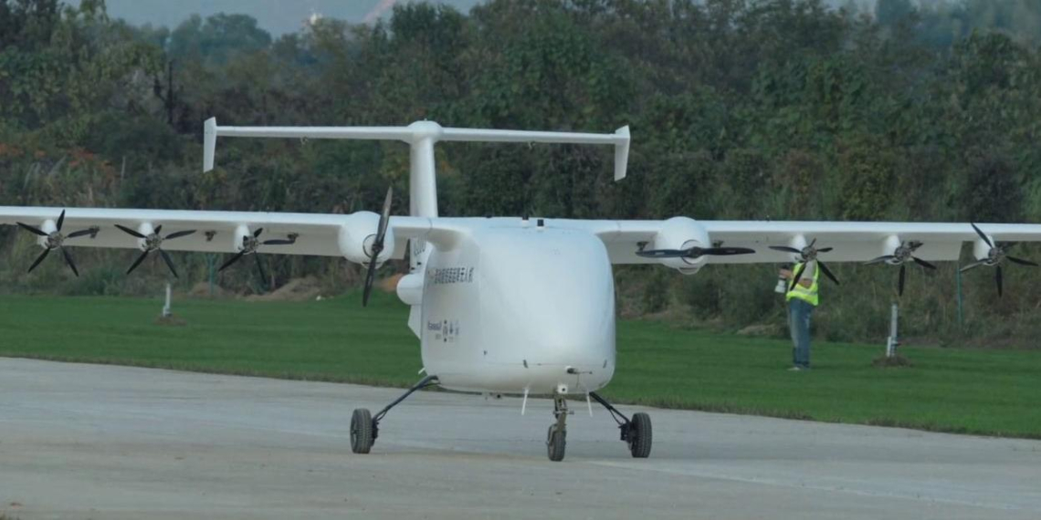 В Китае за год разработали грузовой БПЛА AL-100 с короткими взлётом и посадкой