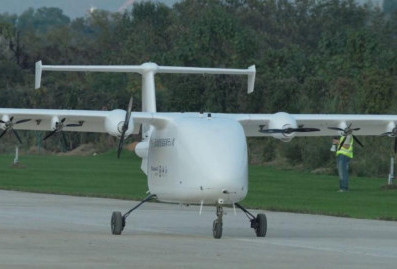 В Китае за год разработали грузовой БПЛА AL-100 с короткими взлётом и посадкой