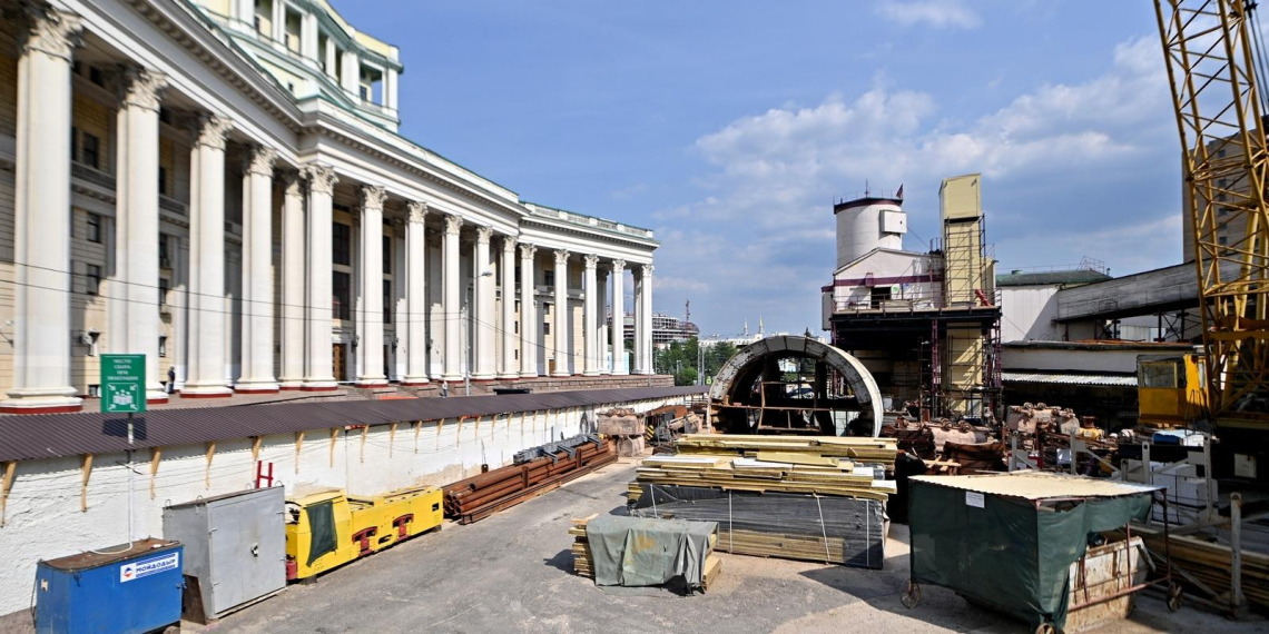 Собянин рассказал о строительстве станции "Достоевская" Кольцевой линии метро